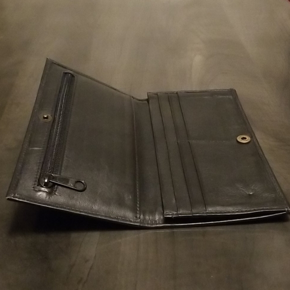 SOLD - NWOT Paisley Silk and Leather Wallets - Picture 3 of 3